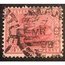 AUSTRALIAN STATES..-western australia SG 117 USED 1d #1