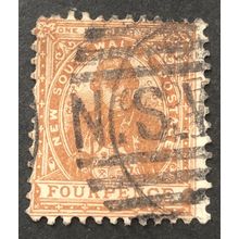 AUSTRALIAN STATES..-new south wales SG 255e USED 4d #1