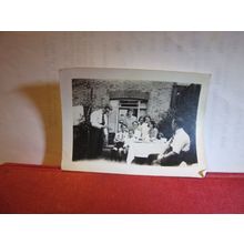 TEA IN THE GARDEN small photograph 1930s =