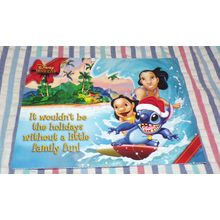 DISNEY MOVIE CLUB HAPPY HOLIDAYS LILO & STITCH VINTAGE POST CARD
