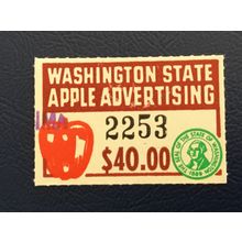 ICOLLECTZONE US State Revenue Washington FR26 Fruit Crop VF NH used