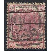 1873 SG144 3d Pale Rose Plate 12 Good Used Check Letters "BJ".