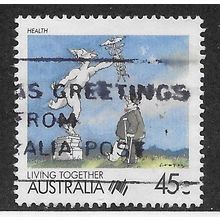 AUS 1988 45c 'LIVING TOGETHER - HEALTH' FINE USED (EBID67-190)