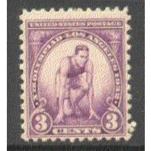 718 3c Runner Average Plus MNH Q0348