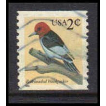 Used 3045 2c Red-Headed Woodpecker Fine W4731
