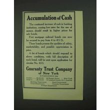 1908 Guaranty Trust Company of New York Ad - Cash