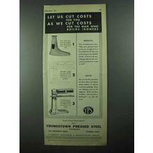 1931 Youngstown Pressed Steel Ad - Builds Ironers