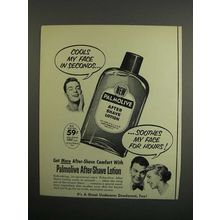 1952 Palmolive After Shave Lotion Ad - Cools My Face