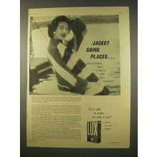 1954 Lux Detergent Ad - Jacket Going Places
