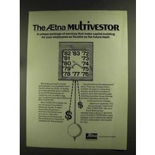 1972 Aetna Insurance Ad - The Multivestor