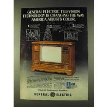 1979 General Electric VIR Television Set Ad - Changing