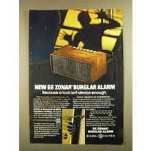 1979 General Electric Zonar Burglar Alarm Ad