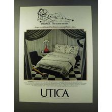 1979 Utica Pierrot and Pipeline Collection Linens Ad