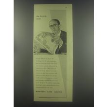 1954 Barclays Bank Ad - The security clerk