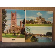 multiview, , ELY, Cambridgeshire used postcard c.1978 #