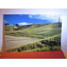 WHITE HORSE & DOWNS, CHERHILL, CALNE, WILTSHIRE unused large format postcard =