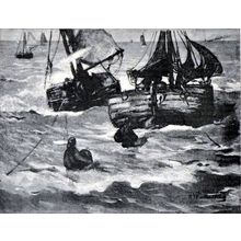 DEPARTURE OF FISHING SMACKS 1893 Hendrik Willem Mesdag PRINT