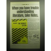 1993 Cliffs Notes Advertisement - Hawthorne's The Scarlet Letter