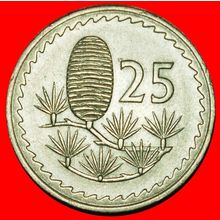 Ⰶ GREAT BRITAIN 1963-1982:CYPRUS★25 MILS 1972 CEDAR LEBANON★LOW START★NO RESERVE