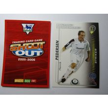 Henrik Pedersen - Bolton W - Shoot Out 2005 2006 Magic Box Football Card (EF1)