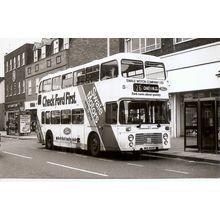 Black & White Photograph of Maidstone & District Motor Services Ltd. - BKE 855T
