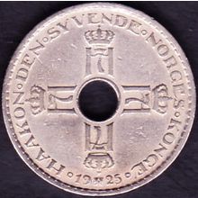 1925 Norway 1 Krone Coin