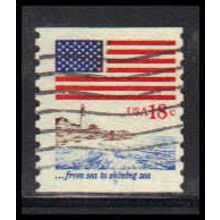 Used 1891 18c U.S. Flag Very Fine CNS 7 PA5454