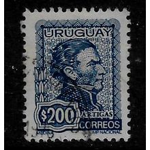 URUGUAY 1972 500p GREY GENERAL JOSE ARTIGAS SG 1526 FINE USED#2