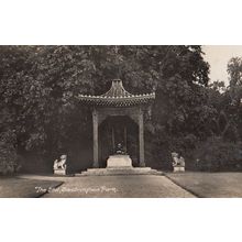 Sandringham Park Idol Buddha Statue Norfolk Antique Real Photo Postcard