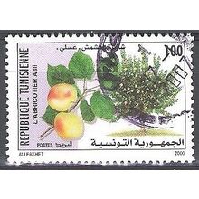 Tunisie 2000 Michel 1455 O Cote (2005) 0.50 Euro Abricotier Cachet rond