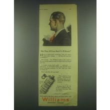 1930 Williams Shaving Cream Ad - They All Come back