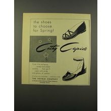 1949 Nevelk Cathy Cupids Shoes Ad - Choose For Spring