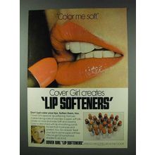 1978 Cover Girl Lip Softeners Lipsticks Ad - Color Me