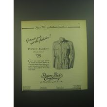 1945 Rogers Peet Poplin Jacket Ad - Get out and get the fresh air