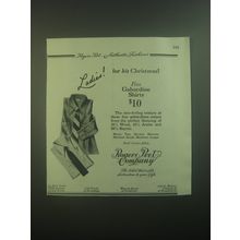 1945 Rogers Peet Gabardine Shirts Ad - Ladies! For his Christmas