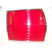1967 DODGE DART RH PS TAILLIGHT LENS OEM #2606236 & BEZEL