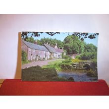 WINKLE STREET, CALBOURNE, ISLE OF WIGHT used postcard by G Dean 1981 pm =