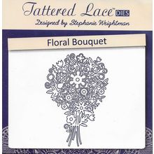 Tattered Lace. Floral Bouquet Die. Die Cutting Cardmaking Scrapbooking Crafts