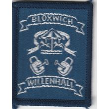 Scout Badge UK - Bloxwich Willenhall - White Back (BY237b)