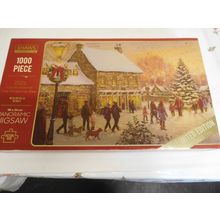 PANORAMIC jigsaw puzzle limited edition CAROLS AROUND THE CHRISTMAS TREE