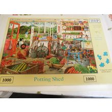 HOP 1000 piece jigsaw puzzle THE POTTING SHED unique and varied pieces