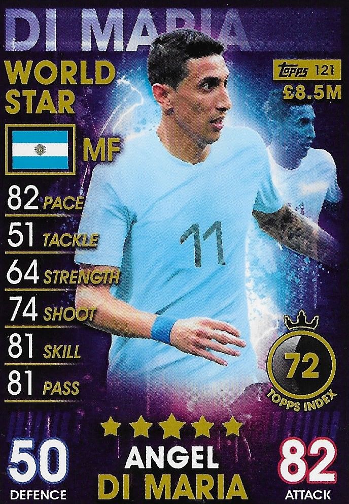 thumbnail image 2 of 2019/20 Topps Match Attax 101 World Stars Limited Edition Golden Moments Foil Cards – UEFA Champions League – Singles 2 of 2