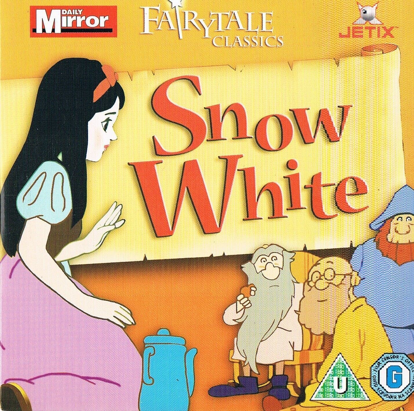 Snow White DVD Promo The Daily Mirror Childrens Fairy Tale Classics 