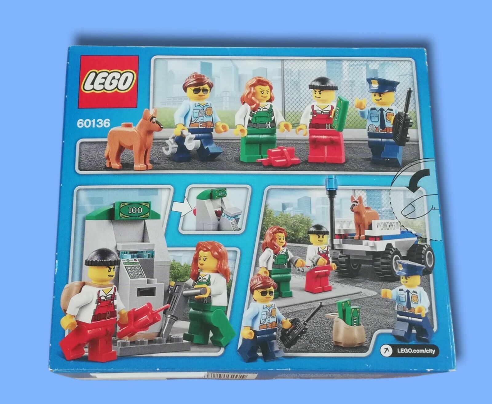 LEGO 60136 Police Starter Set: 4 Minifigures: New in Box: Retired on ...