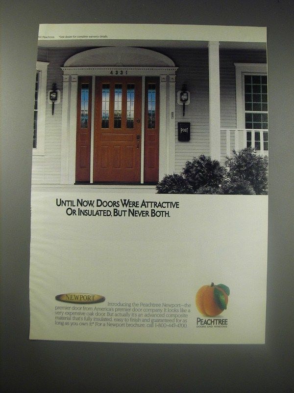 1990 Peachtree Doors and Windows Ad - Until now, doors were attractive on eBid Ireland | 174145902
