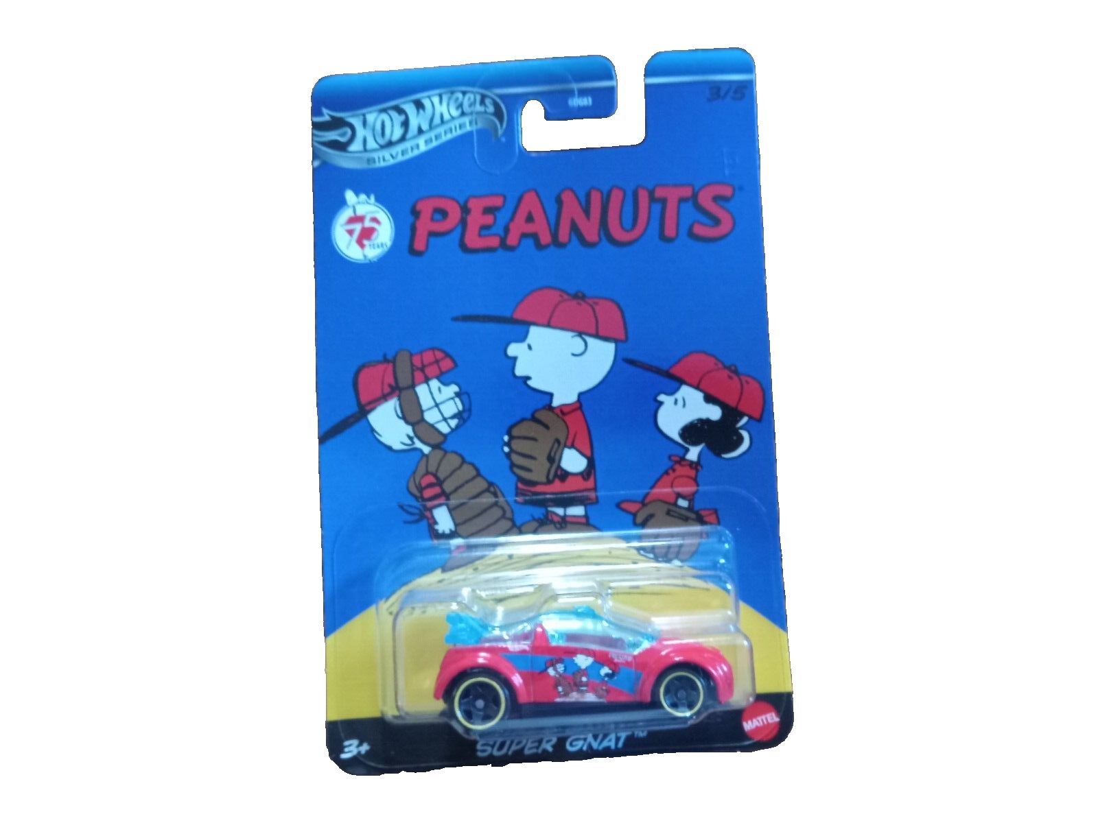 Hot Wheels Silver Series 2025 - Snoopy / Peanuts - Modèle 1/64 Neuf Sous Blister