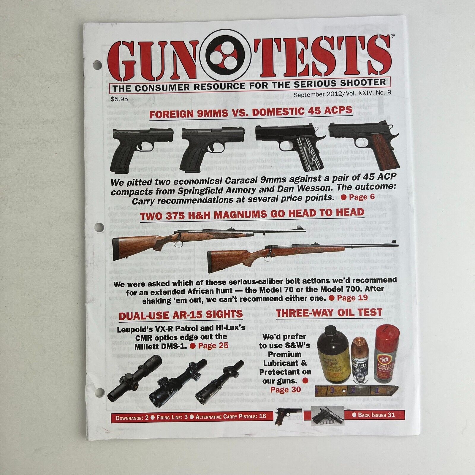Gun Test Monthly Magazine Volume XXIV 2012 Back Issues on eBid United ...