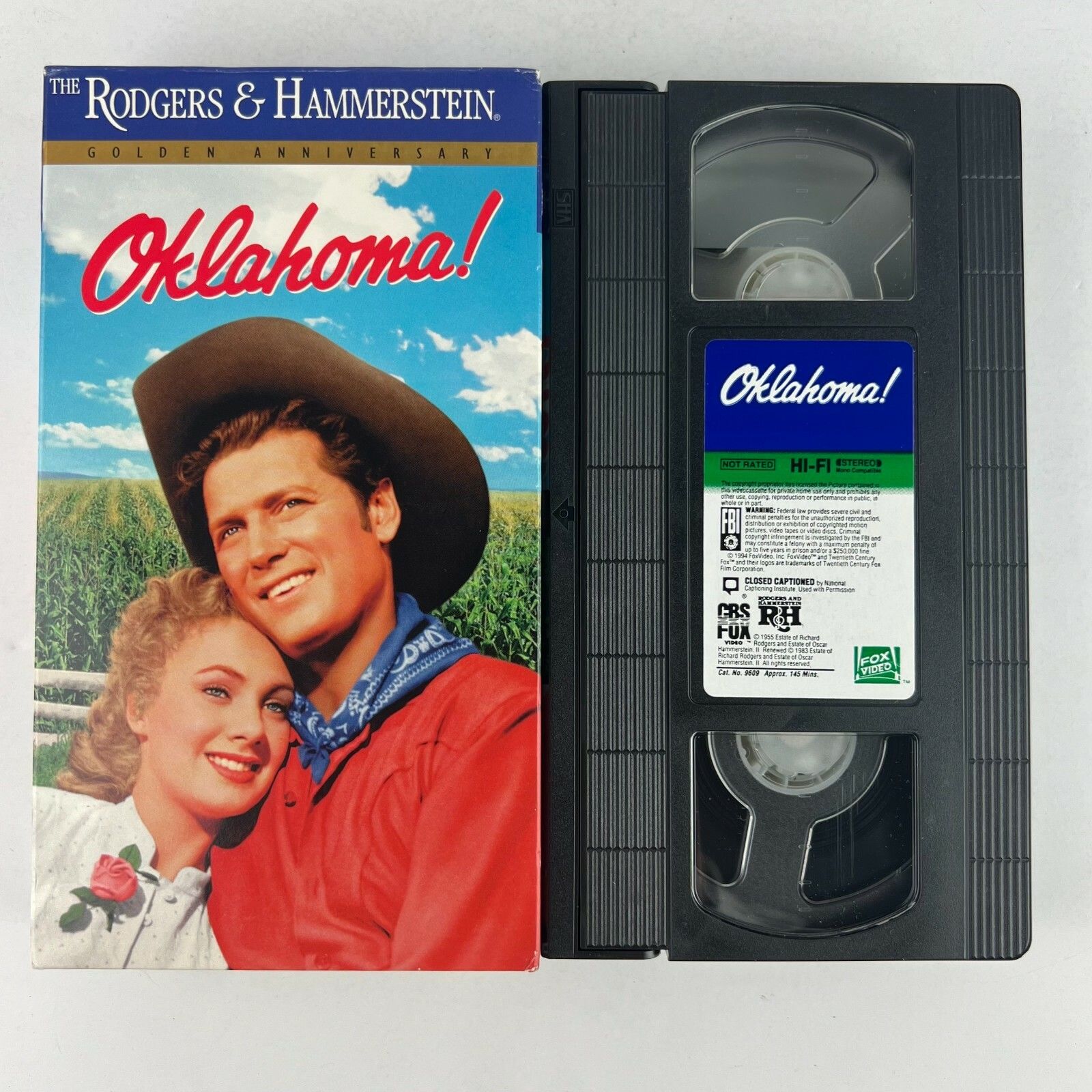 Rodgers & Hammerstein Oklahoma! Musical VHS Video Tape Gordon MacRae on ...