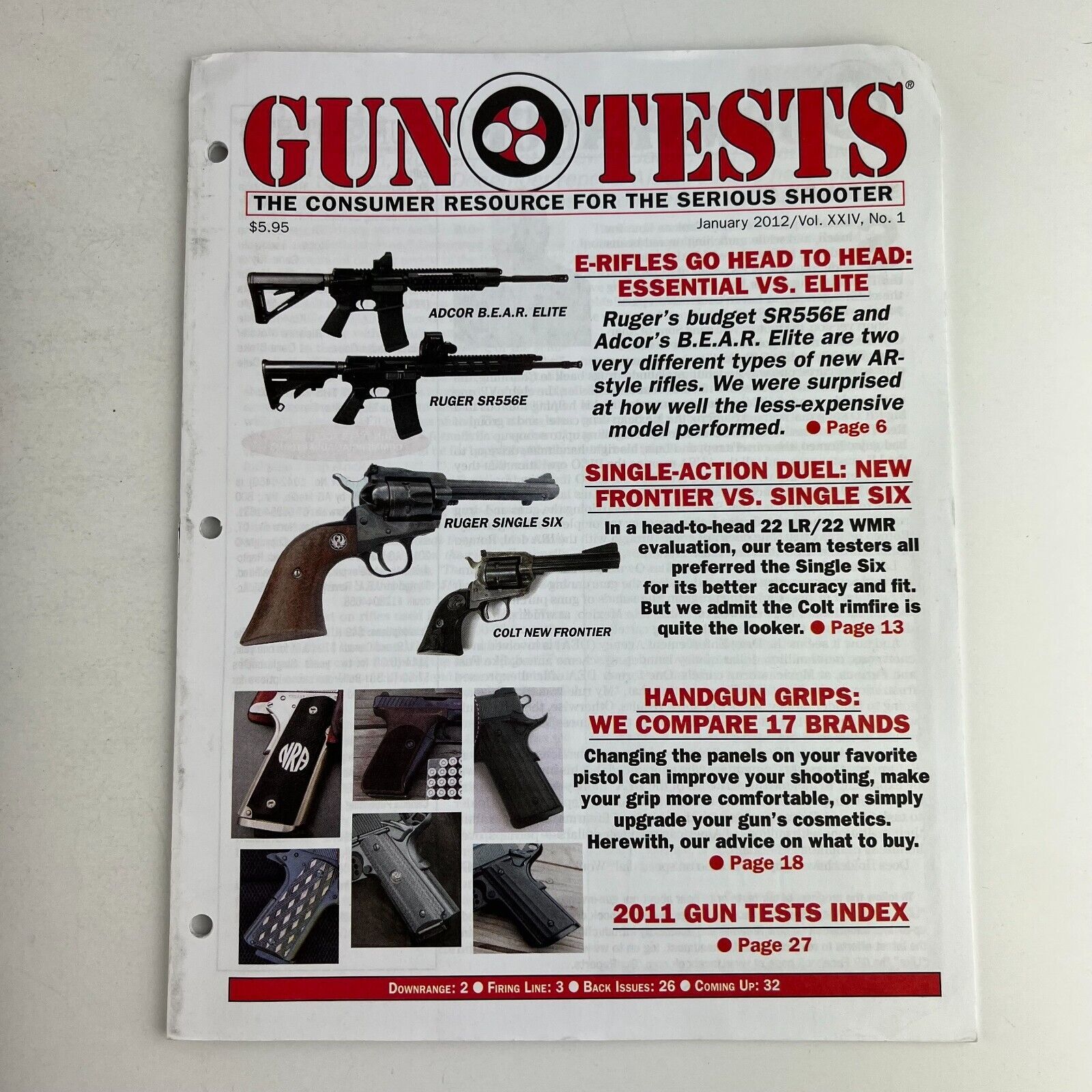 Gun Test Monthly Magazine Volume XXIV 2012 Back Issues on eBid United ...
