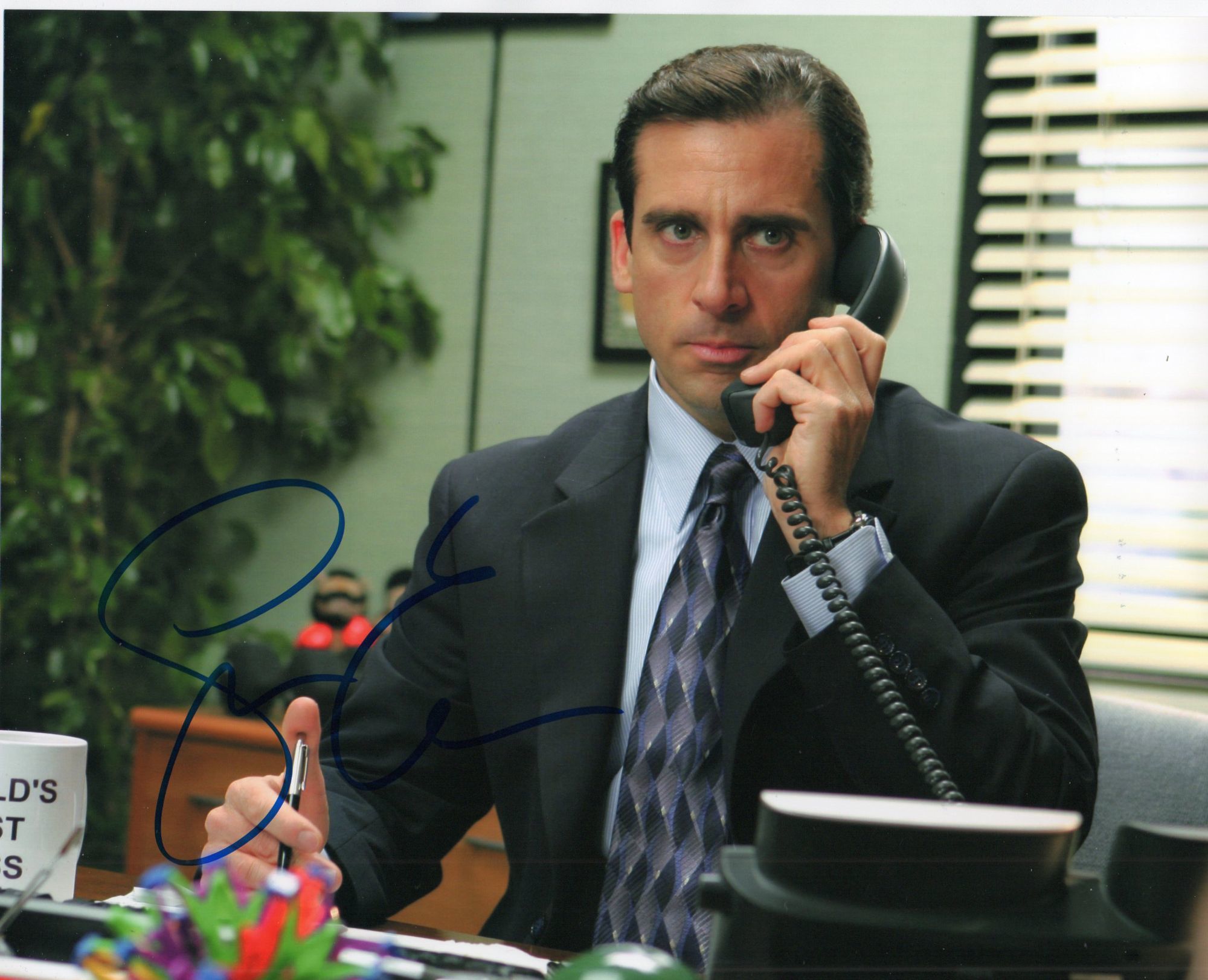 Steve Carell Put It On My Tab Autographed Steve Carell 8 x 10 Photo Signed on eBid United States